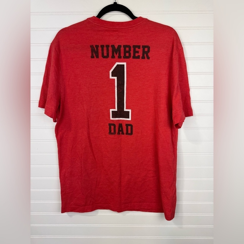 Fanatics San Francisco 49er’s Men's red Number 1 Dad graphic Tshirt. Size large - Picture 3 of 4